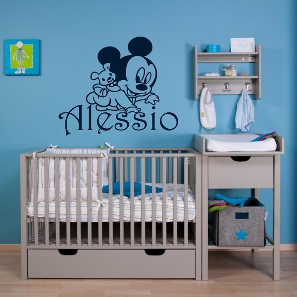Exemple de stickers muraux: Alessio Mickey Baby